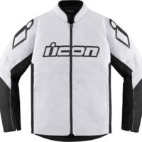 Текстилно мото яке ICON HOOLIGAN CE WHITE