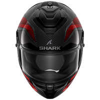 Каска SHARK SPARTAN GT PRO CARBON RITMO BLACK/RED GLOSS