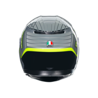 КАСКА  AGV K3 - FORTIFY GREY/BLACK/YELLOW FLUO