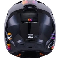 Мотокрос каска ALPINESTARS SM3 FORCE BLACK-GLOSS