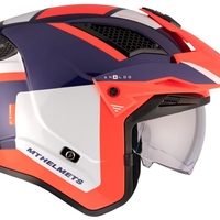 Каска MT DISTRICT SV S ANALOG D5 GLOSS BLUE/WHITE/ORANGE