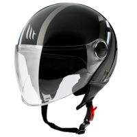 КАСКА ЗА СКУТЕР MT STREET SCOPE GLOSS GREY