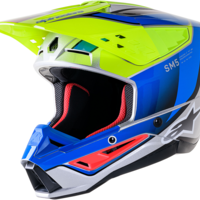 Мотокрос каска ALPINESTARS SM5 SAIL YLW/BL