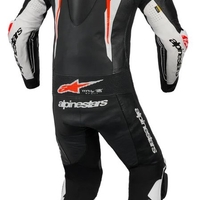 Кожен екип ALPINESTARS GP TECH V5 BLACK/WHITE/FLUO RED