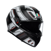 КАСКА  AGV K3 - RIVIA MATT BLACK/WHITE