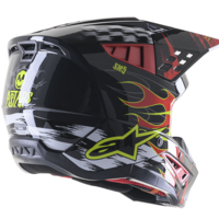 Мотокрос каска ALPINESTARS SM5 RASH RED/G