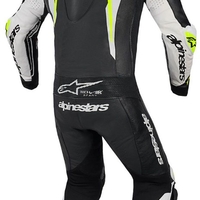 Кожен екип ALPINESTARS GP TECH V5 FLUO BLACK/WHITE/FLUO YELLOW