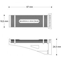 УНИВЕРСАЛНИ МОТО СТЕПЕНКИ BARRACUDA SILVER