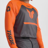 Мотокрос джърси THOR RIDEMODE MENACE ORANGE/CHAR