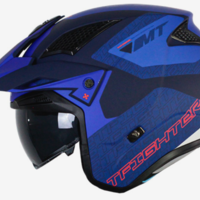 КАСКА MT STREETFIGHTER S TOTEM  C17 MATT 2 PEARL BLUE