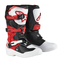 Детски мотокрос ботуши ALPINESTARS Tech 3S YTH WT/BK/R