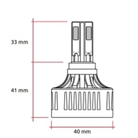 LED крушка за фар RACETECH 12V 32W