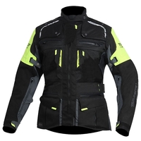 Дамско мото яке TRILOBITE 2091 Rideknow Tech-Air® BLACK/YELLOW FLUO