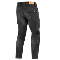 Мото дънки SECA SQUARE II SHORT WASHED BLACK