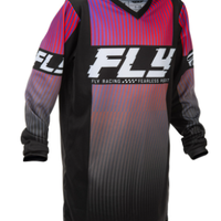 Детска мотокрос блуза FLY RACING F-16 Youth - Black/Red/Purple