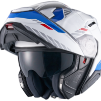 Каска NEXX X.LIFETOUR FLIP UP GLOBE WHITE BLUE