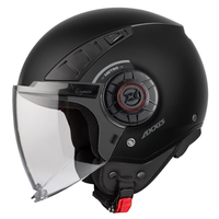 КАСКА ЗА СКУТЕР METRO S SOLID V2 A1 BLACK МАТТ