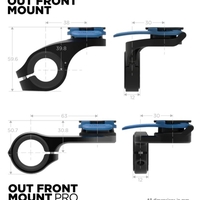 Система за монтаж QUAD LOCK Bike Out Front Mount