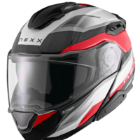 Каска NEXX X.LIFETOUR FLIP UP PRO MILE WHITE RED