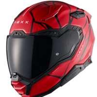 Каска NEXX X.WST3 B-SIDE RED BLACK MATT