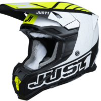 Mотокрос каска Just1 J-22 F Dynamo Fluo Yellow/White/Black