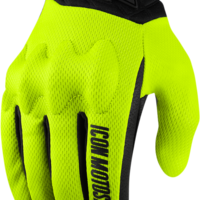 Текстилни мото ръкавици ICON ANTHEM 2 - HI-VIZ