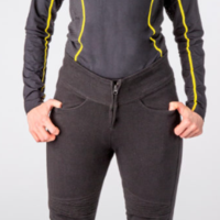 Дамкси мото дънки Lindstrands Legging Alva Black