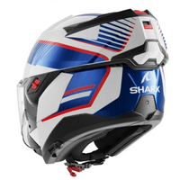 Модуларна каска SHARK OXO SIKTER White Chrome Blue