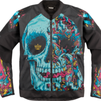 Мото яке ICON Overlord3™ MESH MUNCHIES Turquoise
