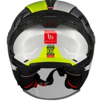 Скутер каска MT COSMO SV SILENCE B3 YELLOW GLOSS