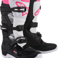 Дамски мотокрос ботуши ALPINESTARS Stella Tech 3 BLACK/WHITE/PINK