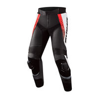 Кожен мото панталон SHIMA STR 2.0 RED FLUO