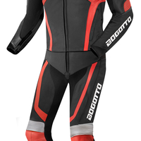 Кожен Мото Екип BOGOTTO MISANO Black/Red