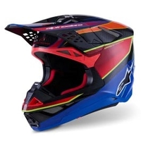 Мотокрос каска ALPINESTARS SM10 ERA BLUE/RED/YL