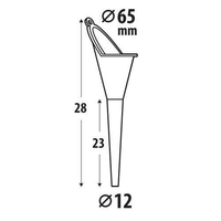 Фуния с дълга шийка LAMPA