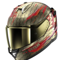 Каска SHARK SKWAL i3 VENUM Black Red Gold