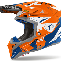 Каска AIROH AVIATOR 3 SPIN ORANGE FLUO MATT