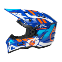 Ендуро каска O'NEAL EX-SRS DUST BLUE/ORANGE V.26