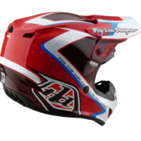 Мотокрос каска TROY LEE DESIGNS GP Shutter - Red/White