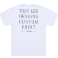 Тениска TROY LEE DESIGNS Paint Shop - White