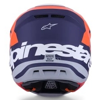 Мотокрос каска ALPINESTARS SM7 CORE ORAN/BLUE