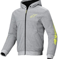 Мото суитшърт ALPINESTARS CHROME V2 Gray/Yellow Fluo