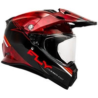 Ендуро каска FLY RACING Trekker Conceal-Red/Black 2025