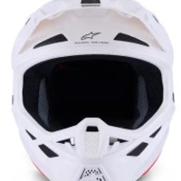 Мотокрос каска ALPINESTARS SM7 WHITE-GLOSS