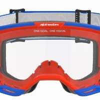 Мотокрос очила ALPINESTARS VISION 8 WORDMARK BLUE/OR CLEAR