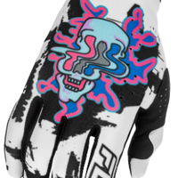 Детски мотокрос ръкавици FLY RACING Lite Warp Special Edition - White/Blue/Pink