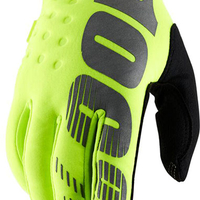 Мотокрос ръкавици 100% BRISKER FLUO YELLOW