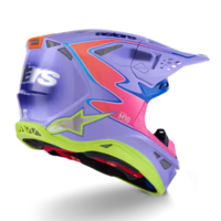 Мотокрос каска ALPINESTARS S-M10 JETT PURPLE/PINK