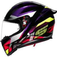 КАСКА КАСКА K1 S E2206 - FASTLAP BLACK/PURPLE/PINK