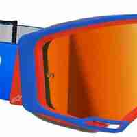 Мотокрос очила ALPINESTARS VISION 8 WORDMARK BL/ORG MIRROR-RED
